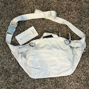 Athleta. NWT white belt bag.